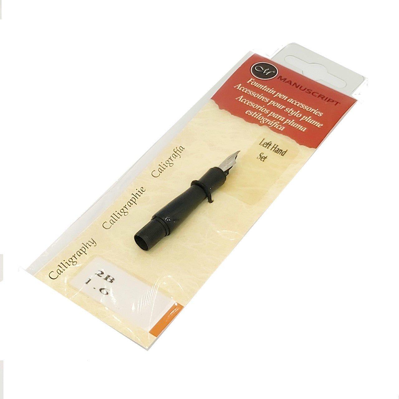 LeftHand Manuscript Calligraphy Nib 2B1.6mm by Elite Left