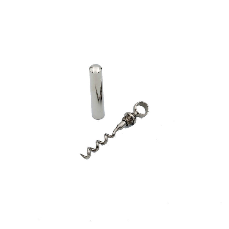 Left-Handed Stainless Steel Travel Corkscrew - Elite Left Ltd