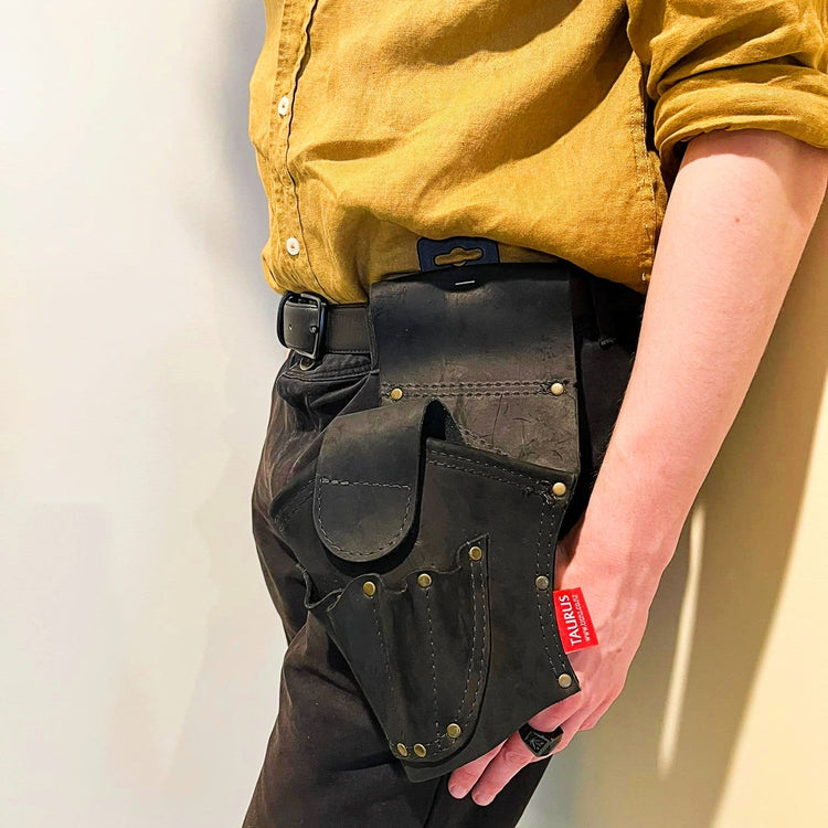 Taurus Leather Left-Handed Cordless Drill Holster - Elite Left Ltd