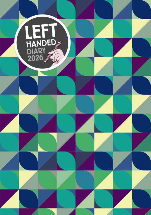 2026 A5 Left-Handed Desk Diary - Week to View