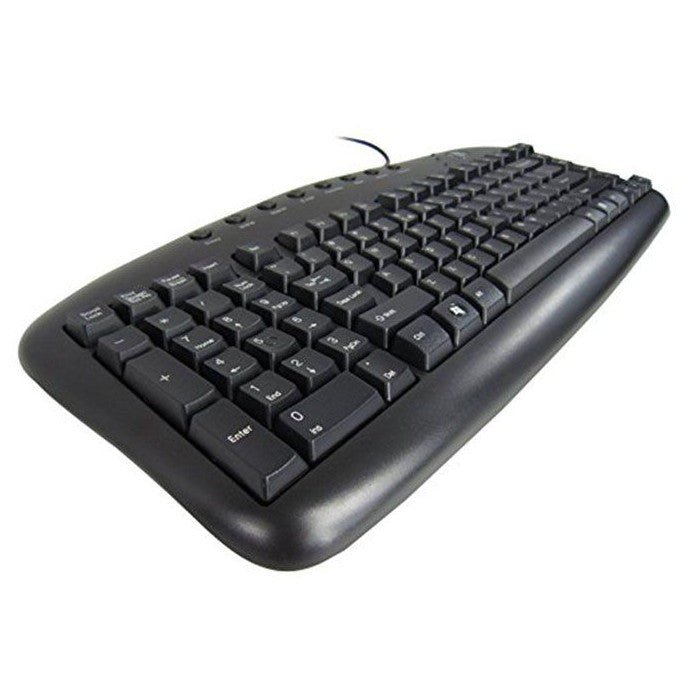 Ergonomic Posturite Left-Handed Keyboard - Compact Wired - Elite Left Ltd