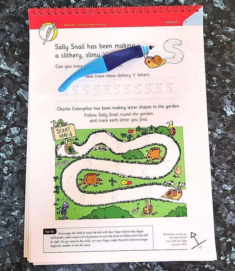 Left-Hand Writing Skills Book 1 - Fabulous Fine Motor Practice - Elite Left Ltd