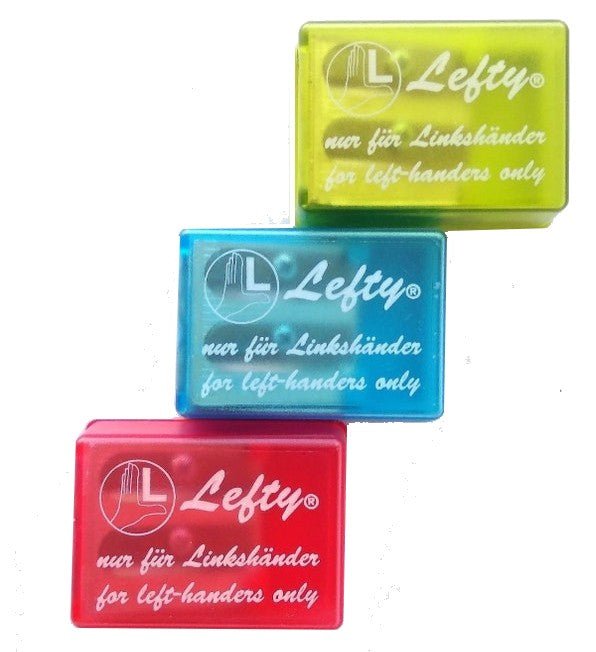 Left-Handed Coloured Micro 2-in-1 sharpener - Elite Left Ltd