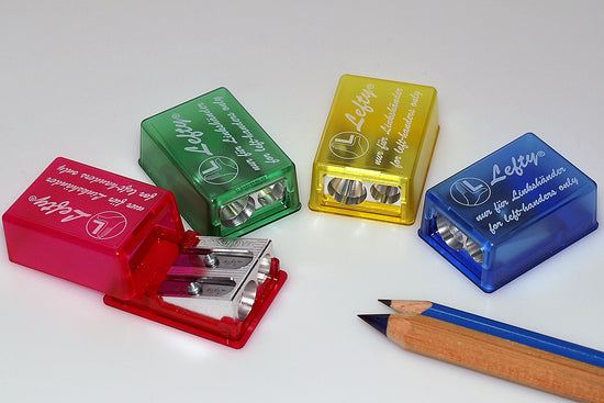 Left-Handed Coloured Micro 2-in-1 sharpener - Elite Left Ltd