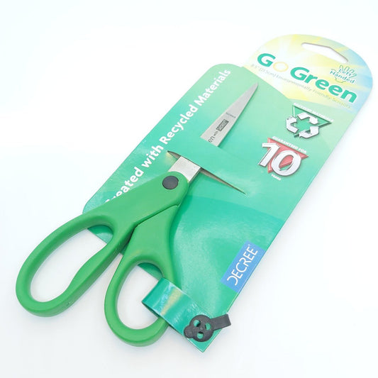 Left-Handed Go Green Environmentally Friendly Scissors - Elite Left Ltd
