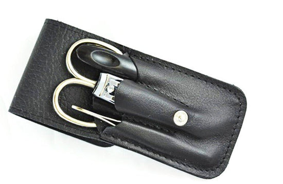 Left-Handed Manicure Set 3 Piece (in Black Wallet) - Elite Left Ltd